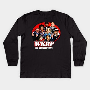 WKRP in Cincinnati // Vintage TV shows Kids Long Sleeve T-Shirt